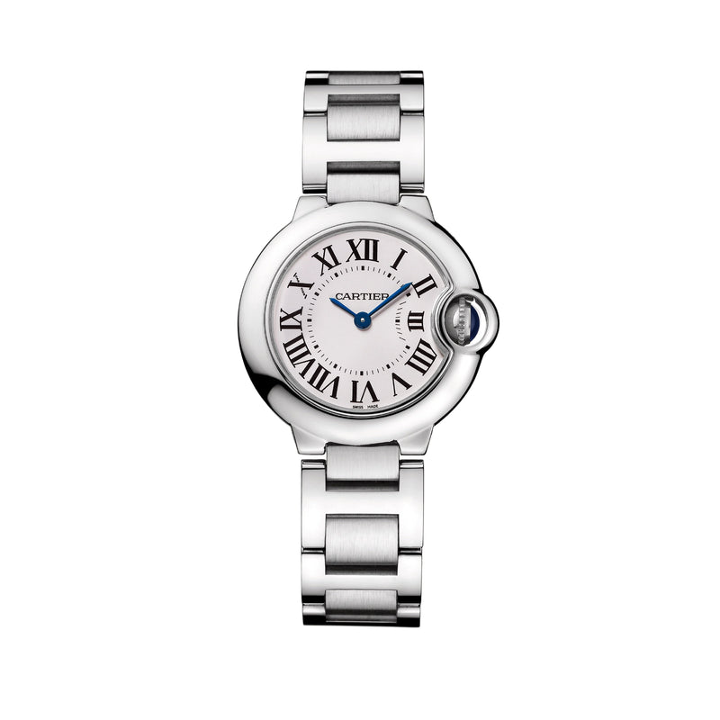 Cartier Ballon Bleu de Cartier 28 28mm - Steel - Silvered Dial Ref. # WSBB0073