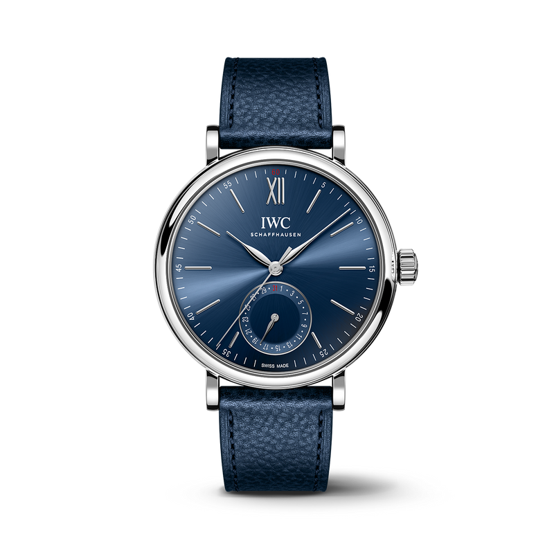 IWC Portofino Automatic Pointer Date Laureus 39mm - Steel - Blue Dial Ref. # IW359202