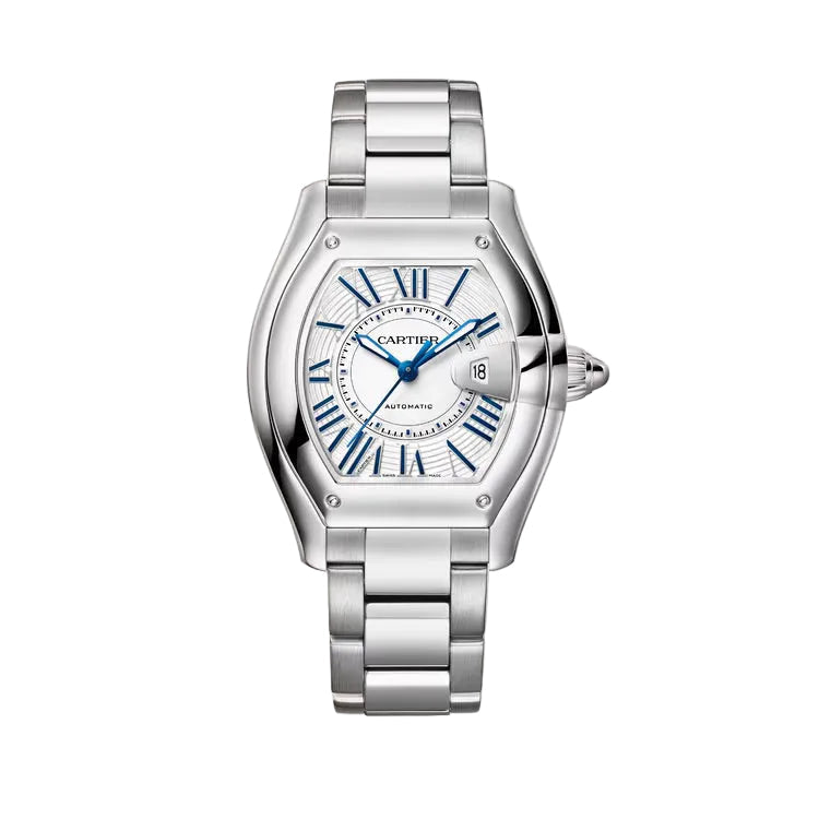 Cartier Roadster Medium Model 35mm - Steel - Silver Dial Ref. # WSRD0019