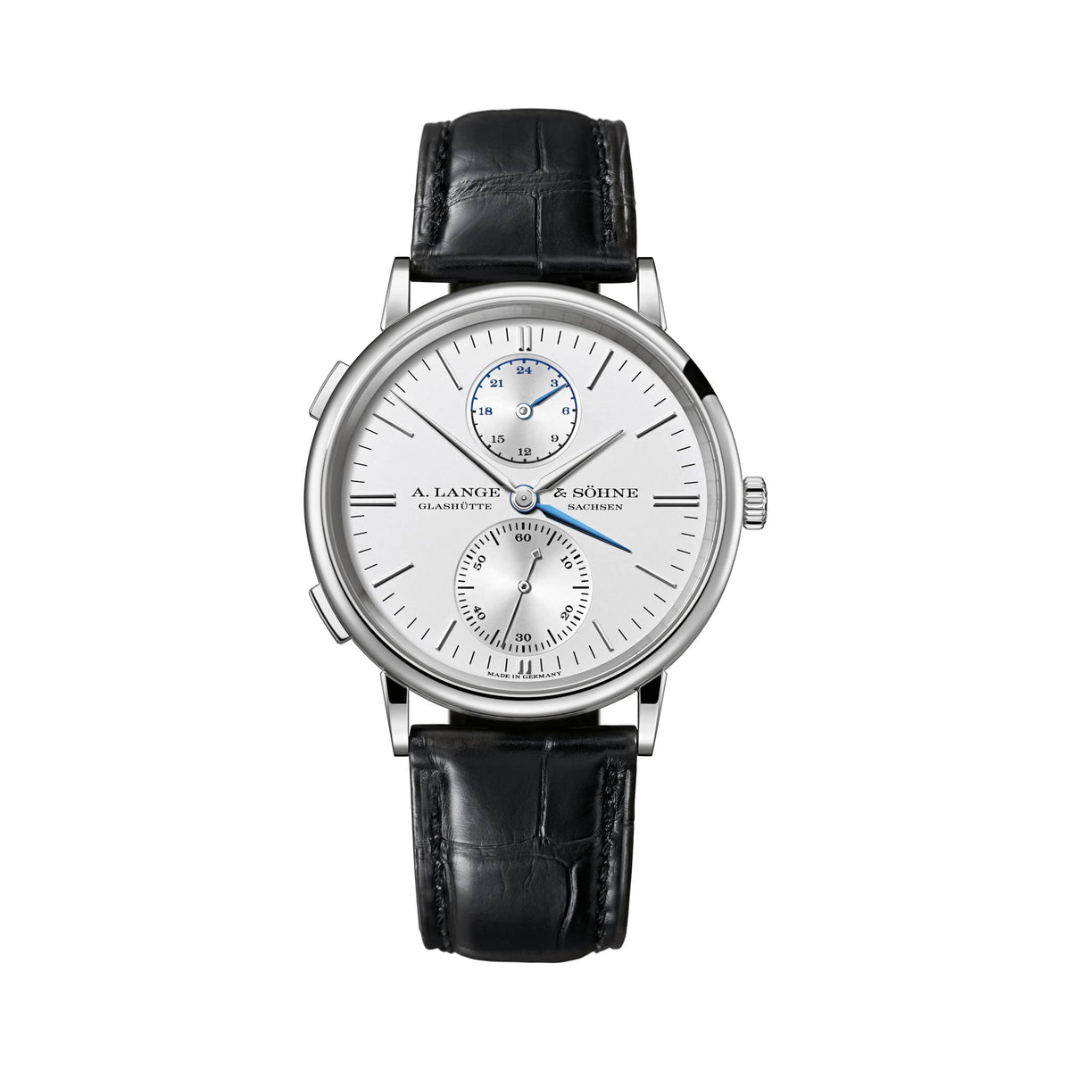 A. Lange & Söhne Saxonia Dual Time - White Gold Ref. # 386.026