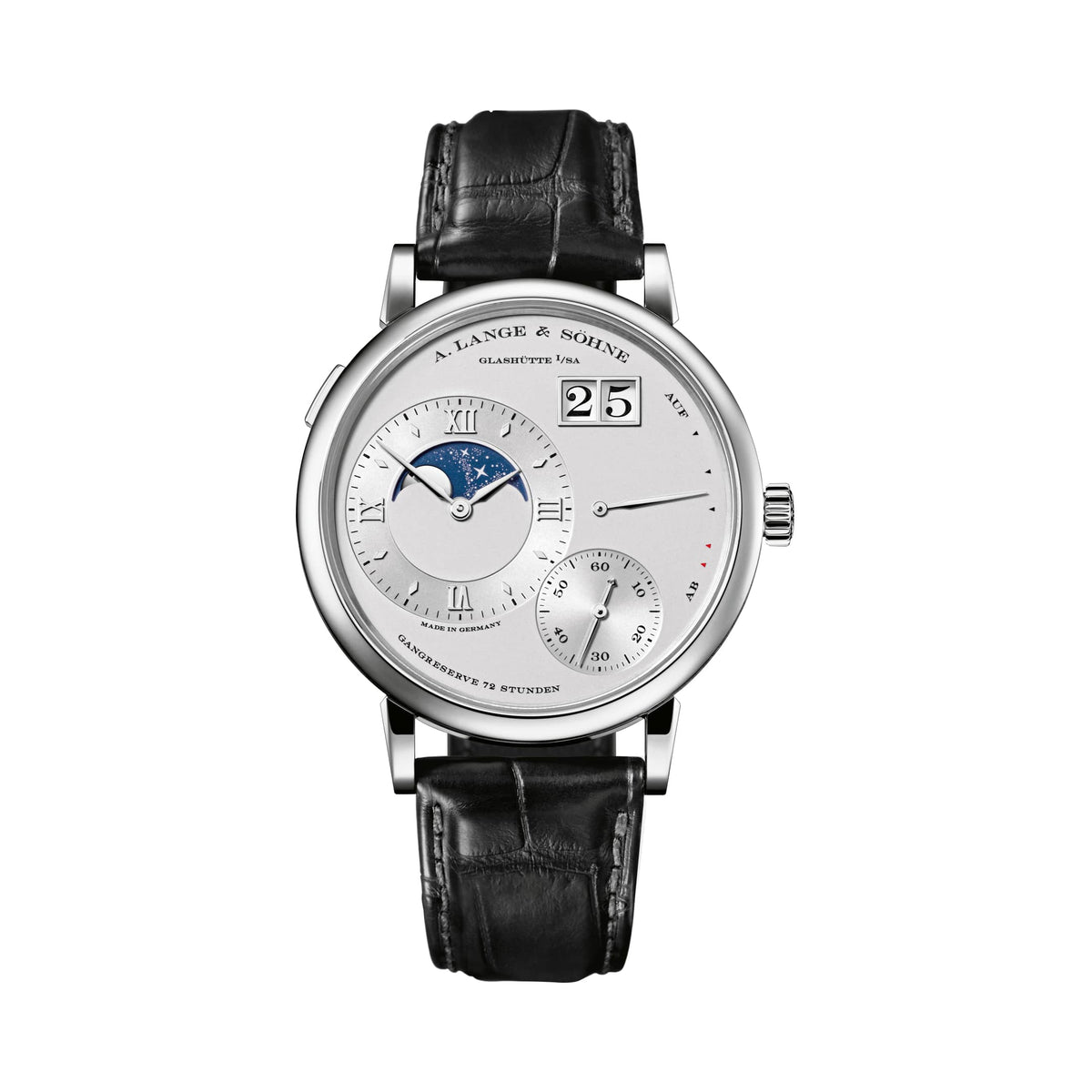 A. Lange & Söhne Grand Lange 1 Moon Phase - Platinum - Red Dial Ref. # 139.025