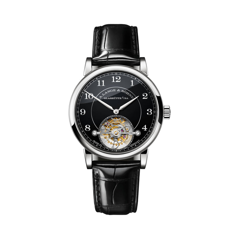 A. Lange & Söhne 1815 Tourbillon - Platinum - Black Dial Ref. # 730.094