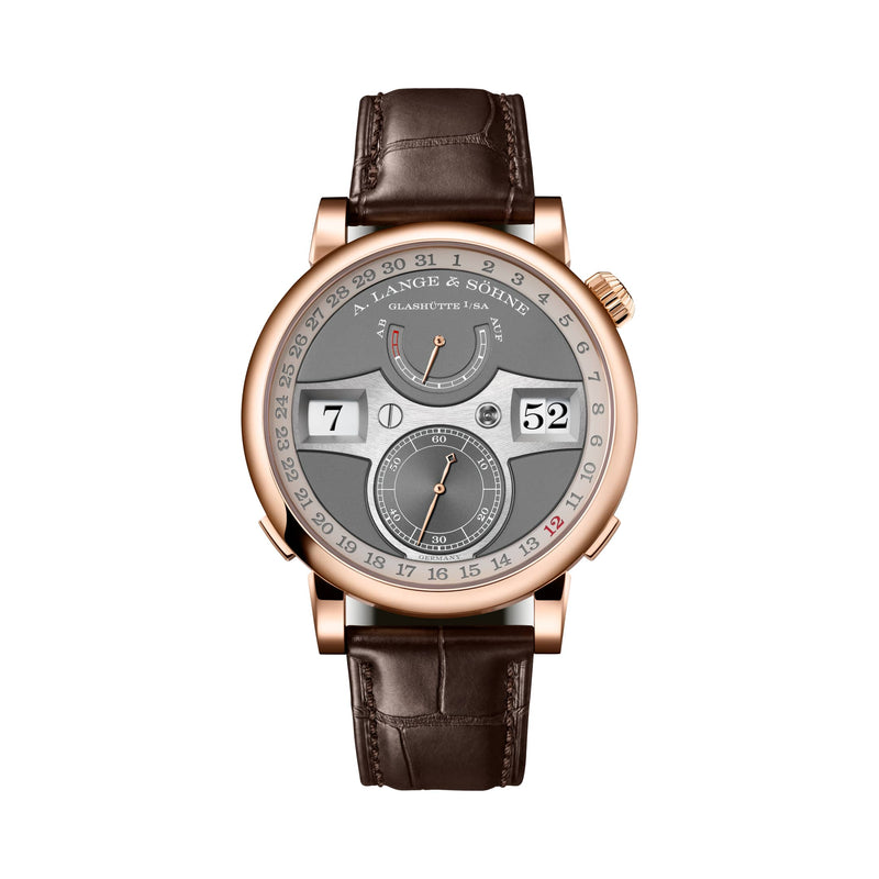 A. Lange & Söhne Zeitwerk Date - Pink Gold - Silver Dial Ref. # 148.033