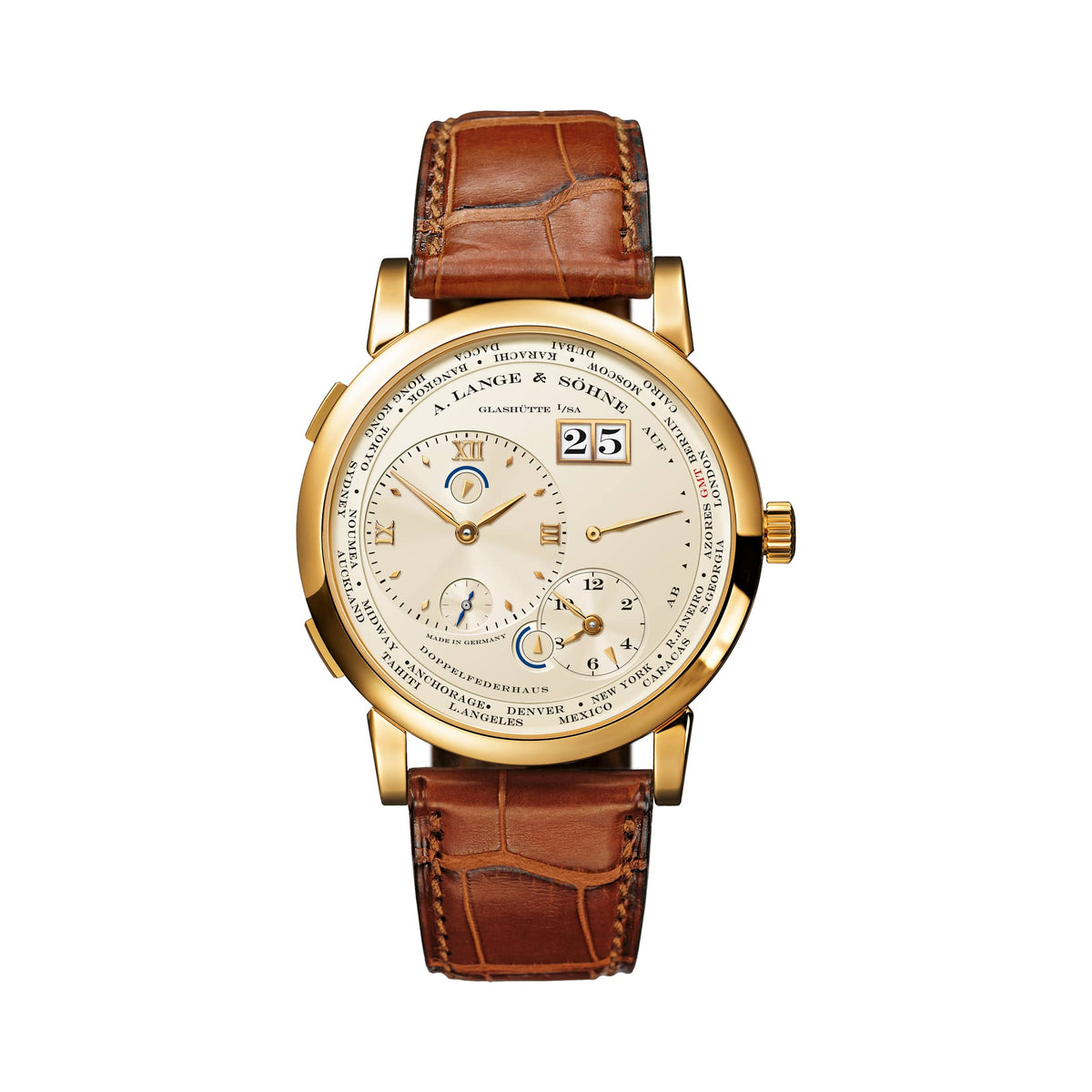A. Lange & Söhne Lange 1 Time Zone - Yellow Gold Ref. # 116.021