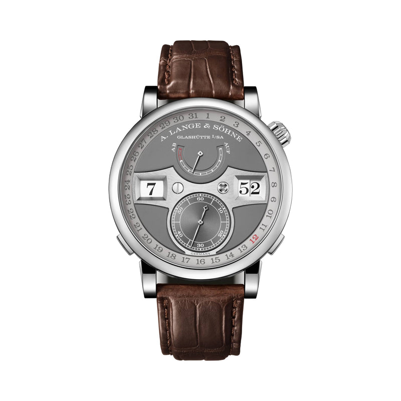 A. Lange & Söhne Zeitwerk Date - White Gold - Silver Dial Ref. # 148.038