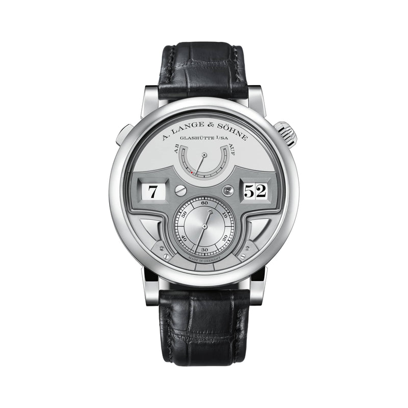 A. Lange & Söhne Zeitwerk Minute Repeater - Platinum - Red Dial Ref. # 147.025