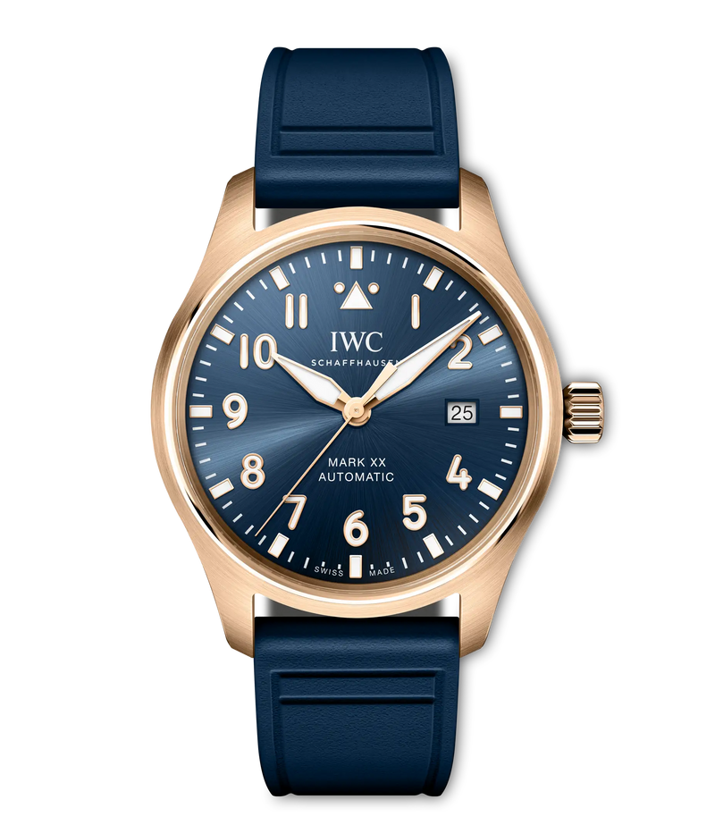 IWC Pilot's Watch Mark XX Le Petit Prince 40mm - Rose Gold - Blue Dial Ref. # IW328301