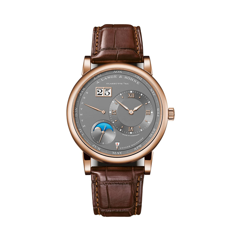 A. Lange & Söhne Lange 1 Perpetual Calendar - Pink Gold - Grey Dial Ref. # 345.033