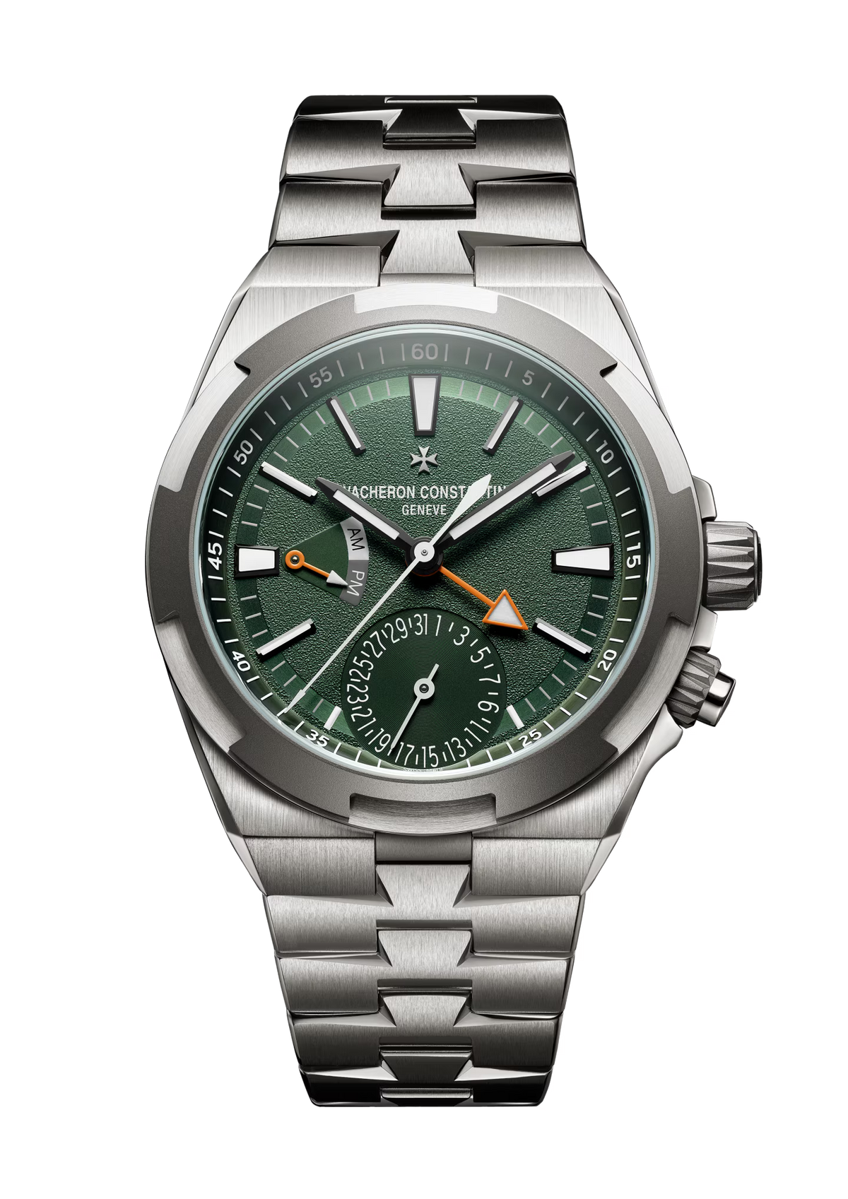 Vacheron Constantin Overseas Dual Time Cardinal Points West 41mm - Titanium - Green Jade Dial Ref. # 7930V/210T-H075