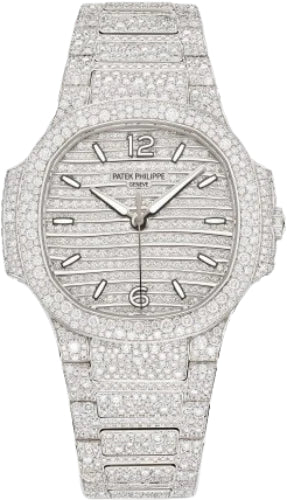 Patek Philippe Nautilus Ladies White Gold/Diamond Paved | 7118/1450G-001