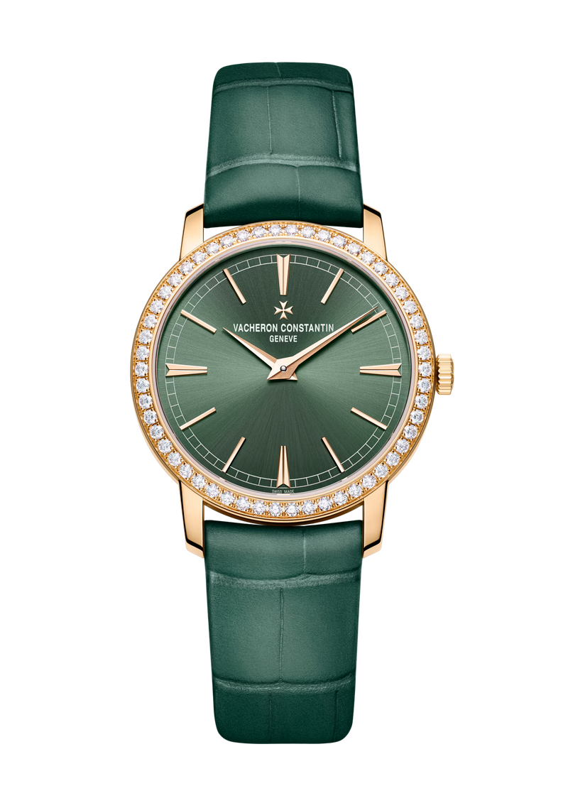 Vacheron Constantin Traditionnelle Manual-Winding 33mm - Rose Gold - Green Dial Ref. # 1405T/000R-H009