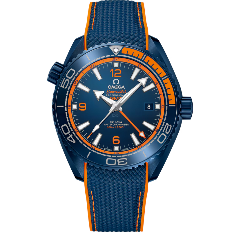 Omega Seamaster Planet Ocean 600M 45mm - Blue Ceramic and Rubber Strap Ref. # 215.92.46.22.03.001