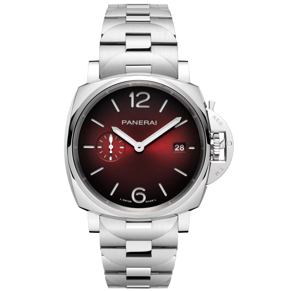 Panerai Luminor Due 42mm - Steel - Red Dial Ref. # PAM01539