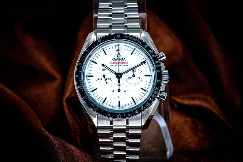 2024 OMEGA SPEEDMASTER MOONWATCH NEW WHITE DIAL 42MM WATCH 310.30.42.50.04.001