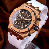 AP Royal Oak Offshore Coffee Half Brick Rose Gold FULL SET MINT 26470OR
