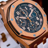 AP Royal Oak Offshore Coffee Half Brick Rose Gold FULL SET MINT 26470OR
