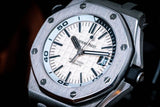 Audemars Piguet Royal Oak Offshore Diver White Dial 42mm - 15710ST.OO.A002CA.02