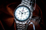 2024 OMEGA SPEEDMASTER MOONWATCH NEW WHITE DIAL 42MM WATCH 310.30.42.50.04.001