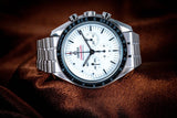 2024 OMEGA SPEEDMASTER MOONWATCH NEW WHITE DIAL 42MM WATCH 310.30.42.50.04.001