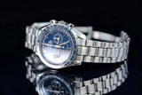 Omega Speedmaster Moonwatch Apollo 45th Anniversary Stainless Steel 42mm Blue