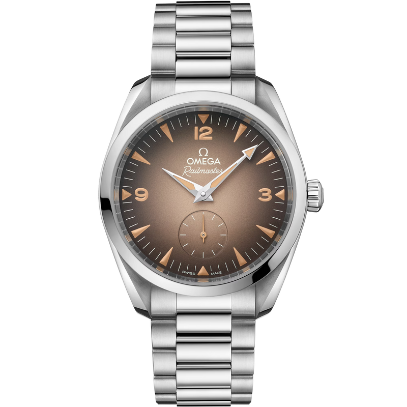 Omega Seamaster Railmaster 38mm - Steel - Brown Dial Ref. # 235.10.38.20.13.001