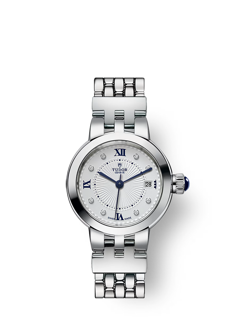 Tudor Clair de Rose 26mm - Steel with Diamonds Ref. # M35200-0004