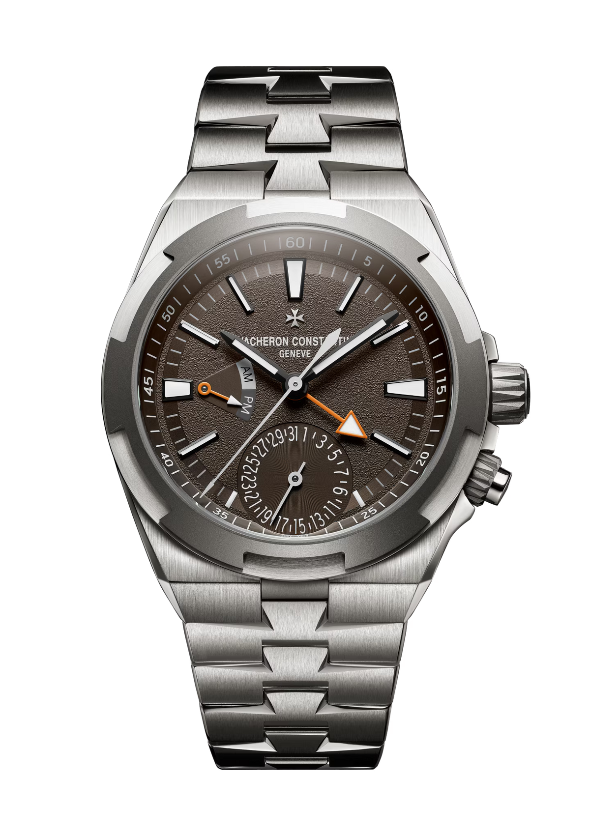 Vacheron Constantin Overseas Dual Time Cardinal Points South 41mm - Titanium - Brown Dial Ref. # 7930V/210T-H072