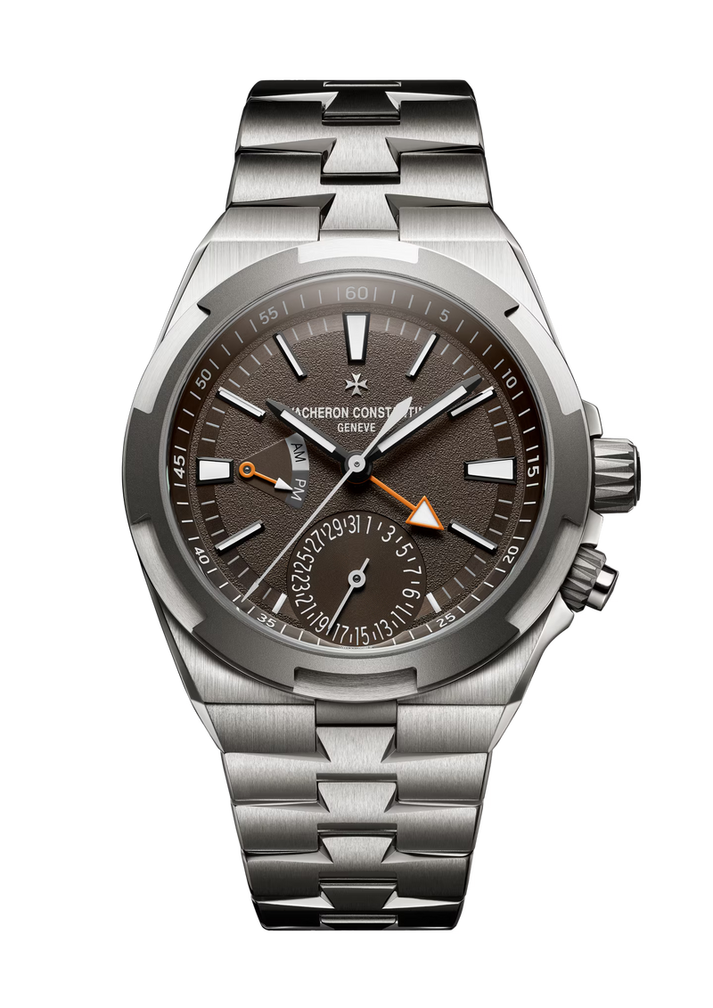 Vacheron Constantin Overseas Dual Time Cardinal Points South 41mm - Titanium - Brown Dial Ref. # 7930V/210T-H072