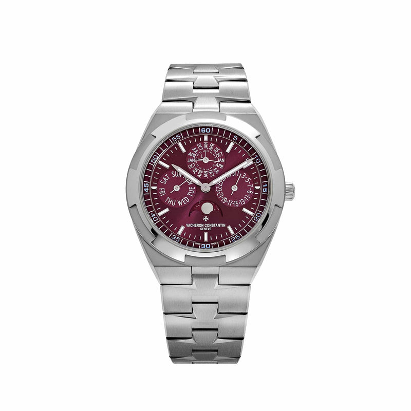 Vacheron Constantin Overseas Perpetual Calendar Ultra-Thin - White Gold - Burgundy Dial Ref. # 4300V/220G-H151