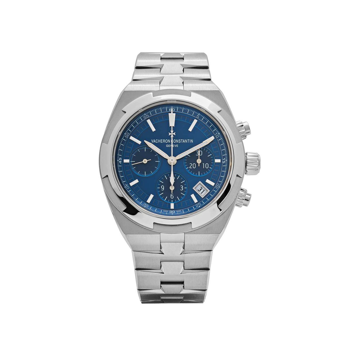 Vacheron Constantin Overseas Chronograph - Steel - Blue Dial Ref. # 5500V/110A-B148