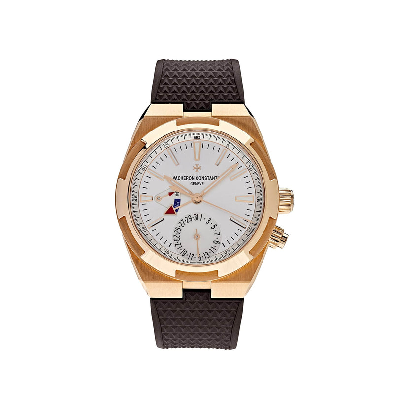 Vacheron Constantin Overseas Dual Time - Rose Gold - Silver Dial Ref. # 7900V/000R-B336