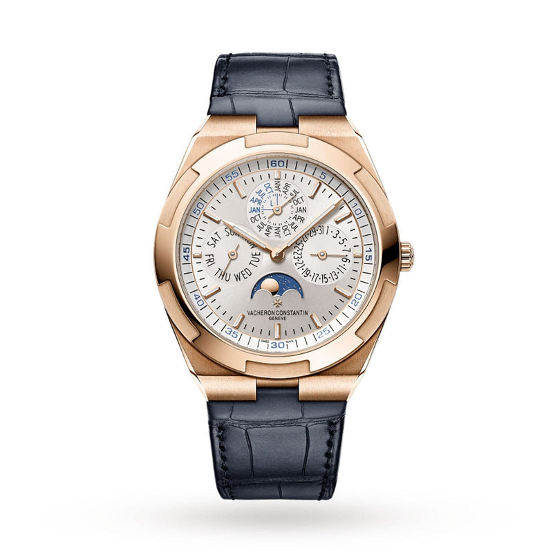 Vacheron Constantin Overseas Perpetual Calendar Ultra-Thin - Rose Gold - Silver Dial Ref. # 4300V/000R-B064