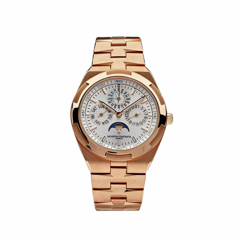 Vacheron Constantin Overseas Perpetual Calendar Ultra-Thin - Rose Gold - Silver Dial Ref. # 4300V/120R-B064