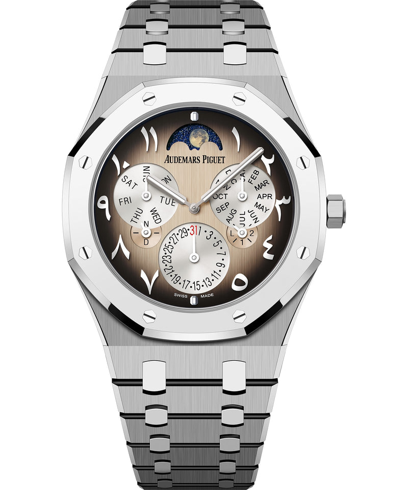 Audemars Piguet Royal Oak Perpetual Calendar 41mm - Titanium - White Dial Ref. # 26586XT.OO.1240XT.99
