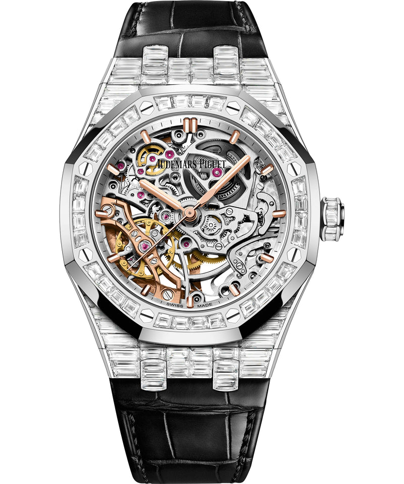 Audemars Piguet Royal Oak Selfwinding 37mm - White Gold - Pink Dial Ref. # 15469BC.ZZ.D001CR.01