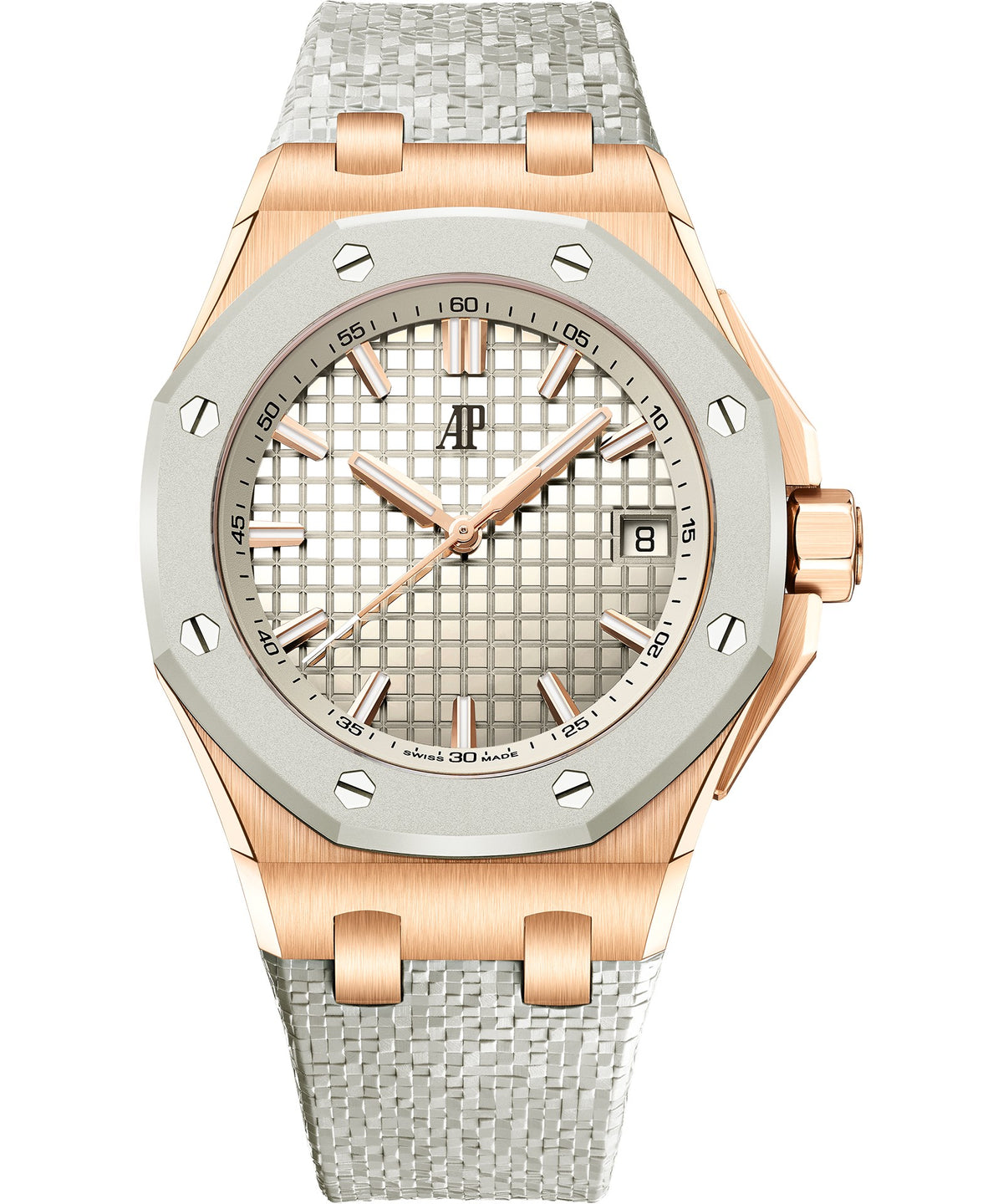 Audemars Piguet Royal Oak Offshore Selfwinding 37mm - Pink Gold - Pink Dial Ref. # 77605OK.OO.A101CA.01