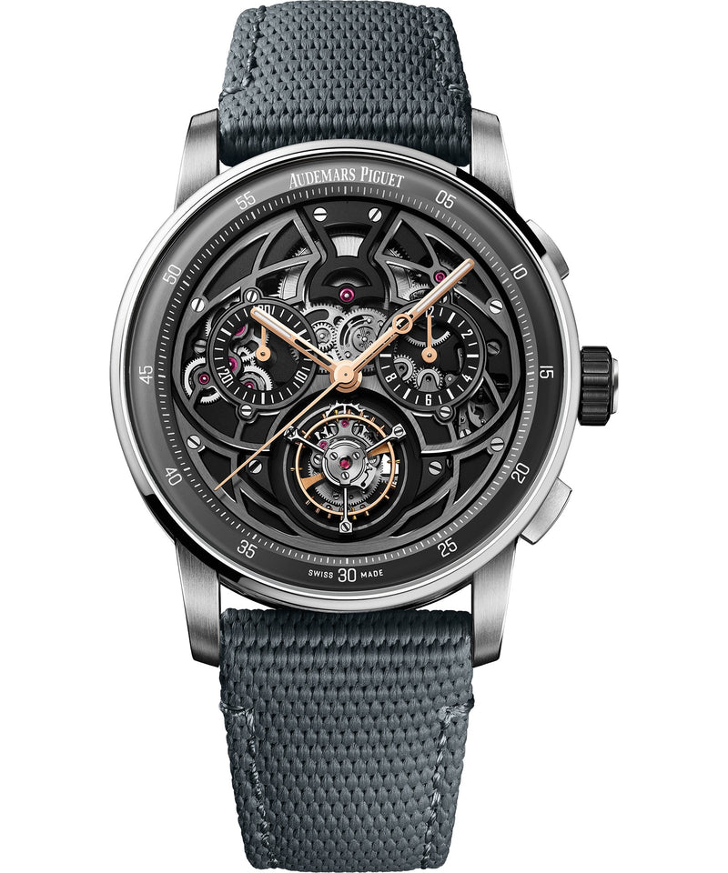 Audemars Piguet Code 11.59 Tourbillon Flyback Chronograph 41mm - Ceramic - Grey Dial Ref. # 26399NB.OO.D009KB.01