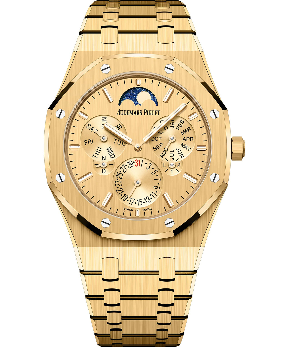 Audemars Piguet Royal Oak Perpetual Calendar 41mm - Yellow Gold - Yellow Dial Ref. # 26586BA.OO.1240BA.99