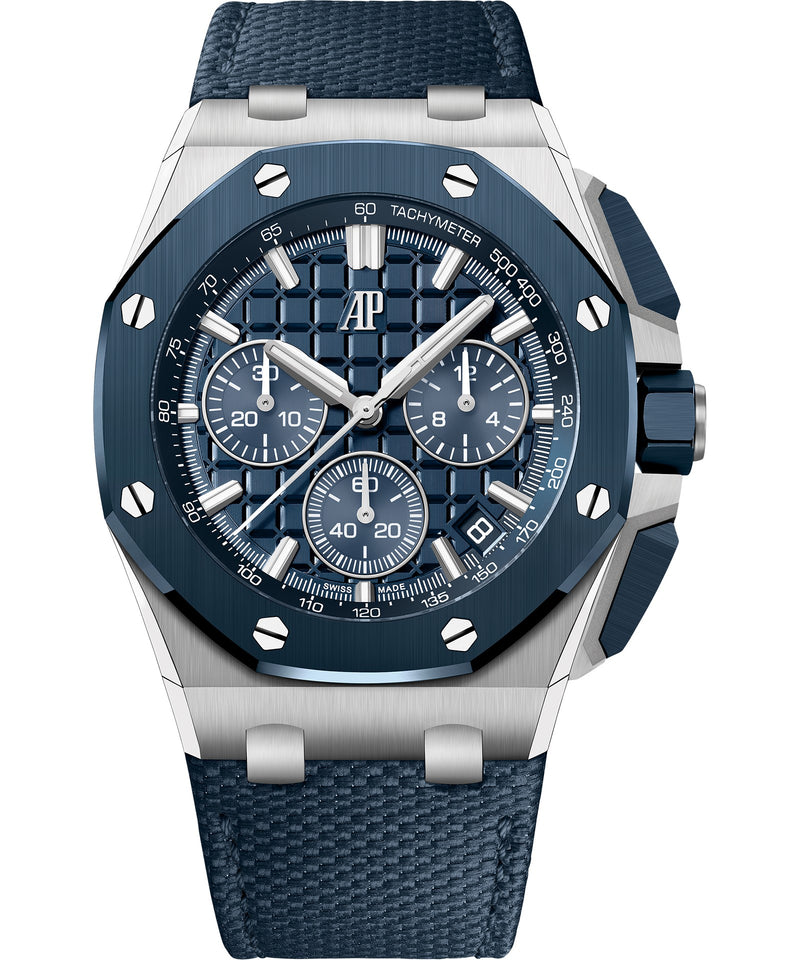 Audemars Piguet Royal Oak Offshore Flyback Chronograph 43mm - Steel - Light Blue Dial Ref. # 26420SO.OO.A029VE.01