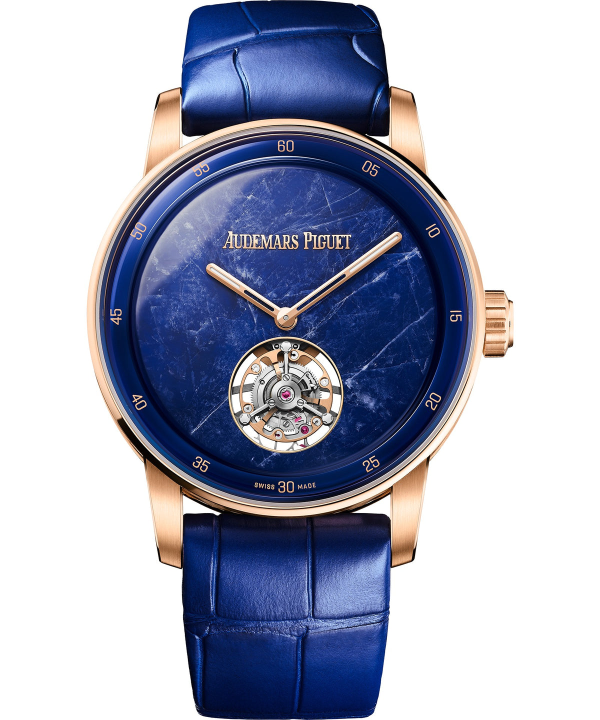 Audemars Piguet Code 11.59 Tourbillon 38mm - Pink Gold - Blue Dial Ref. # 26665OR.OO.D349CR.01