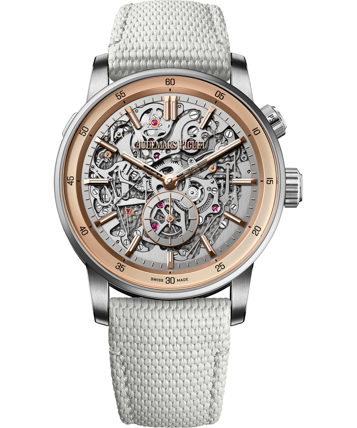 Audemars Piguet Code 11.59 Minute Repeater 41mm - Platinum - Pink Gold Dial Ref. # 26397PN.OO.D008KB.01