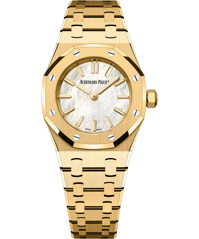 Audemars Piguet Royal Oak Selfwinding 23mm - Yellow Gold - White Dial Ref. # 67630BA.OO.1312BA.03-B