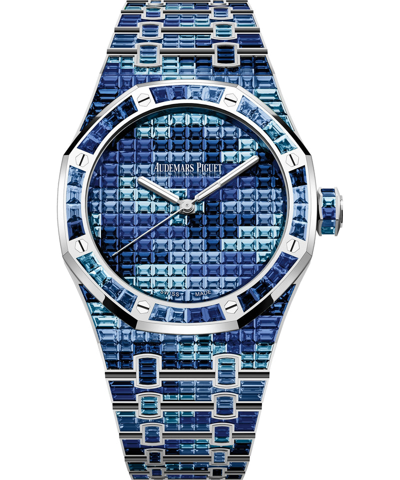 Audemars Piguet Royal Oak Selfwinding 41mm - White Gold - Blue Dial Ref. # 15514BC.YY.1284BC.04