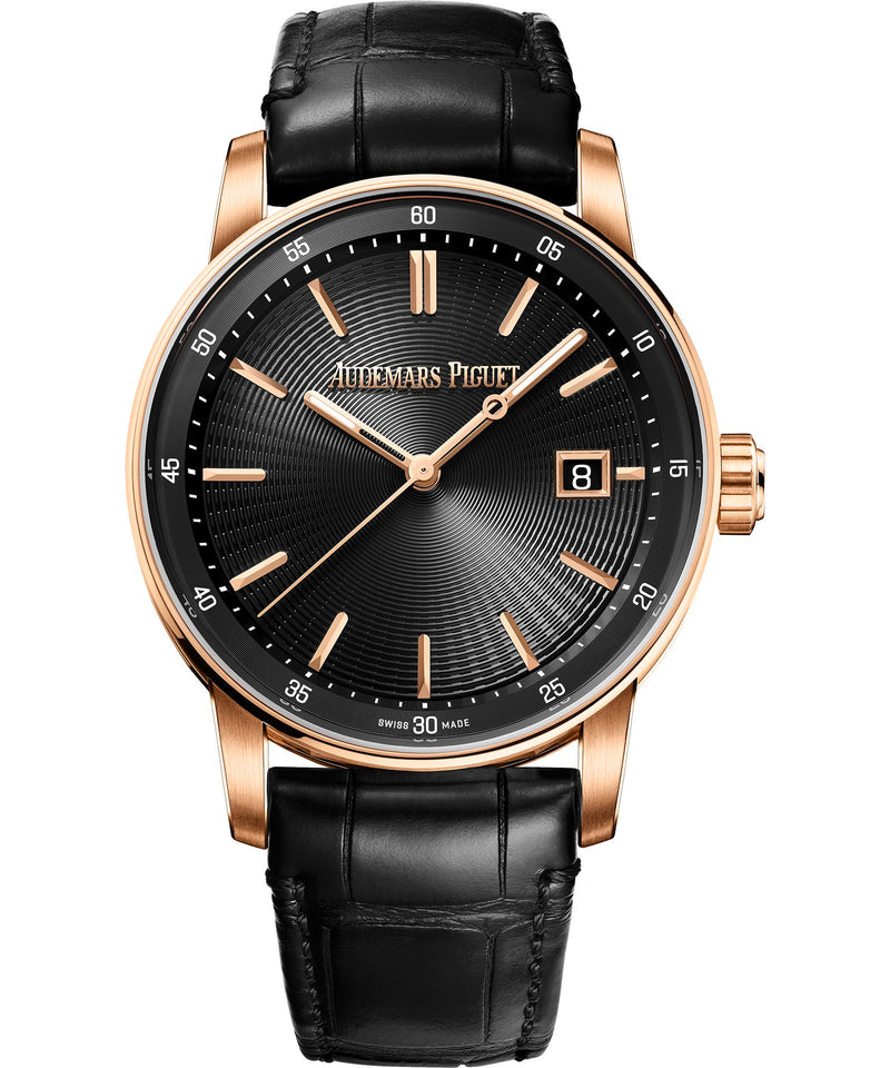 Audemars Piguet Code 11.59 Selfwinding 38mm - Pink Gold - Black Dial Ref. # 77410OR.OO.A127CR.01