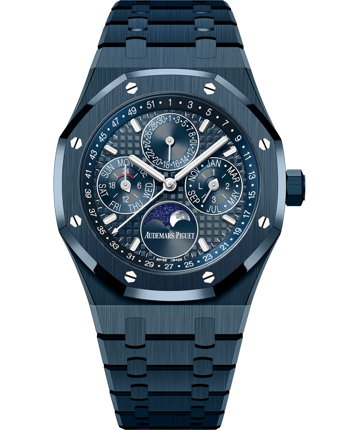 Audemars Piguet Royal Oak Perpetual Calendar 41mm - Ceramic - Blue Dial Ref. # 26674CD.OO.1225CD.01