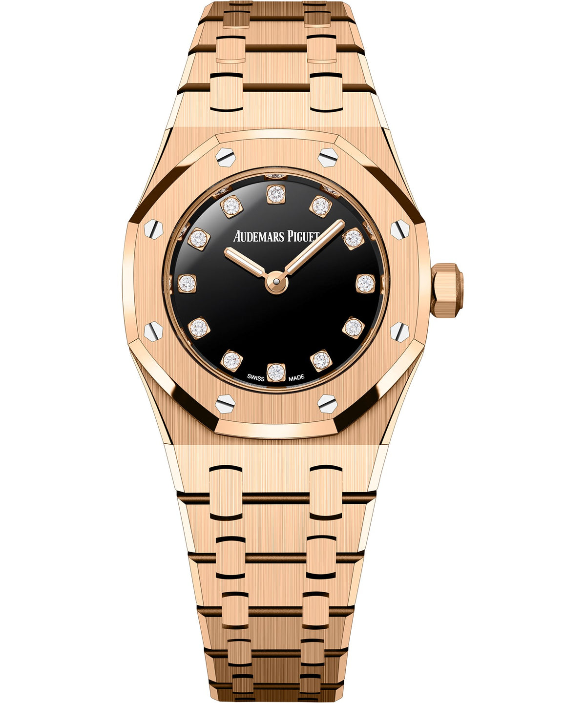 Audemars Piguet Royal Oak Selfwinding 23mm - Pink Gold - Pink Gold Diamond Dial Ref. # 67630OR.OO.1312OR.01-B