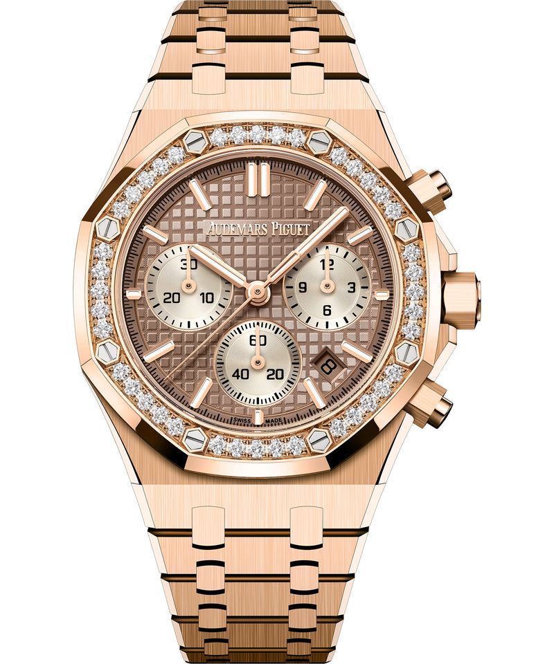 Audemars Piguet Royal Oak Chronograph 38mm - Pink Gold - Pink Dial Ref. # 26450OR.ZZ.1356OR.01-B
