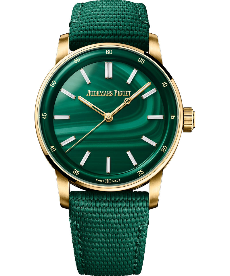 Audemars Piguet Code 11.59 Selfwinding 41mm - Yellow Gold - Green Diamond Dial Ref. # 15210BA.OO.A407KB.01