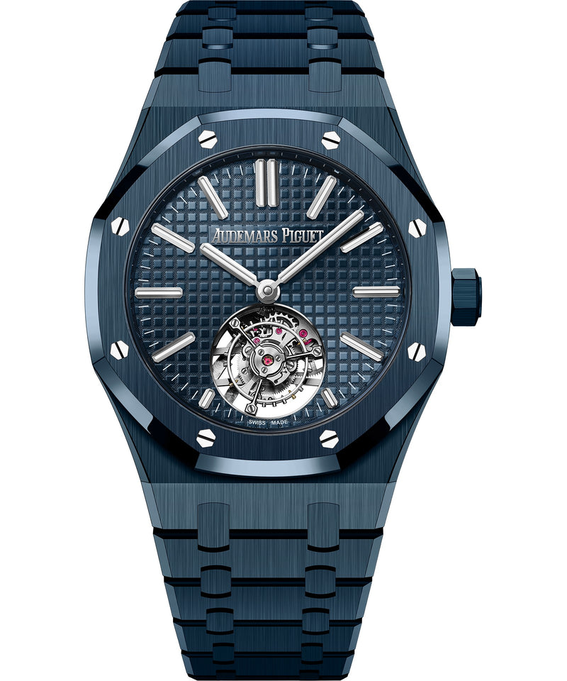 Audemars Piguet Royal Oak Tourbillon 41mm - Ceramic - Blue Dial Ref. # 26730CD.OO.1225CD.01
