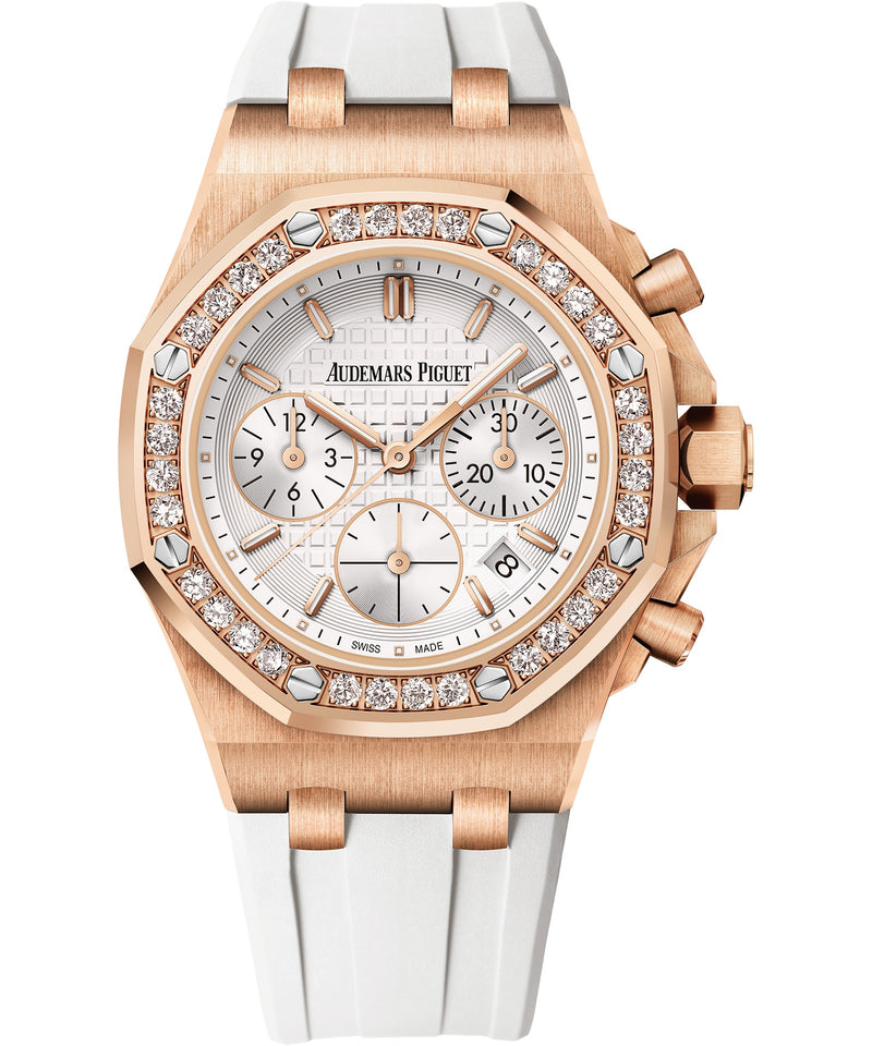 Audemars Piguet Royal Oak Offshore Chronograph 37mm - Pink Gold - Silver Dial Ref. # 26231OR.ZZ.D010CA.01
